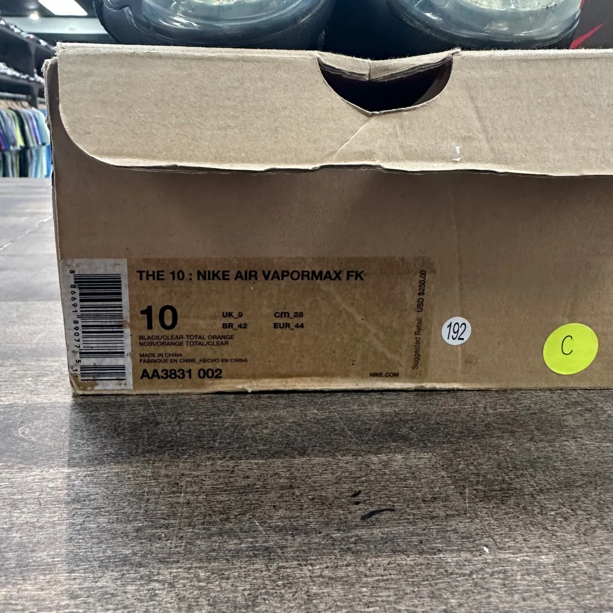 Nike Air VaporMax Off-White Black (2018) Size 10 (Pre-Owned) - Image 4